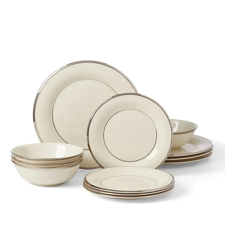 Lenox Solitaire 12-Piece Dinnerware Set, Service for 4