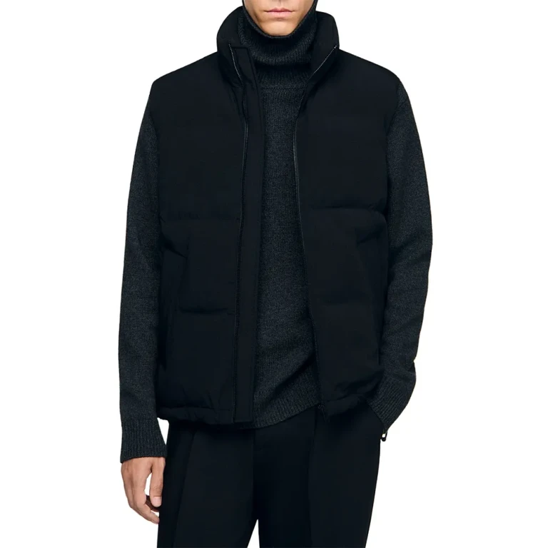 Sandro Sleeveless Technical Puffer Vest