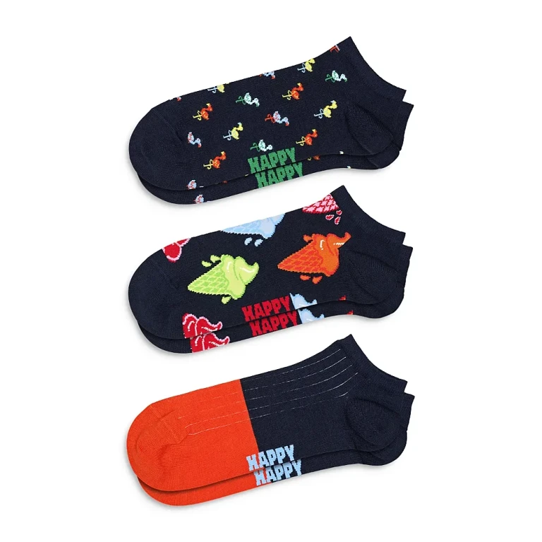 Happy Socks Low Socks, Pack of 3
