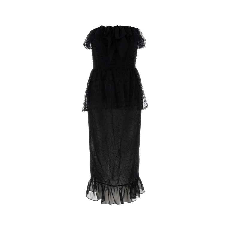 Black Lace Dress Abiti - Women