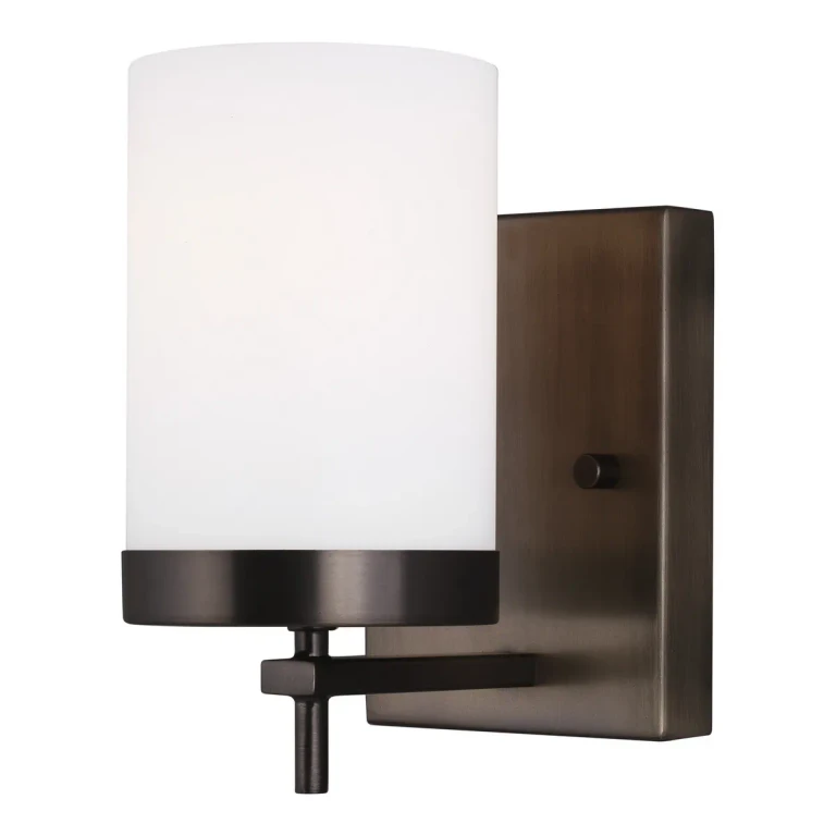 Zire Bathroom Wall Sconce in Brushed Oil Rubbed Bronze