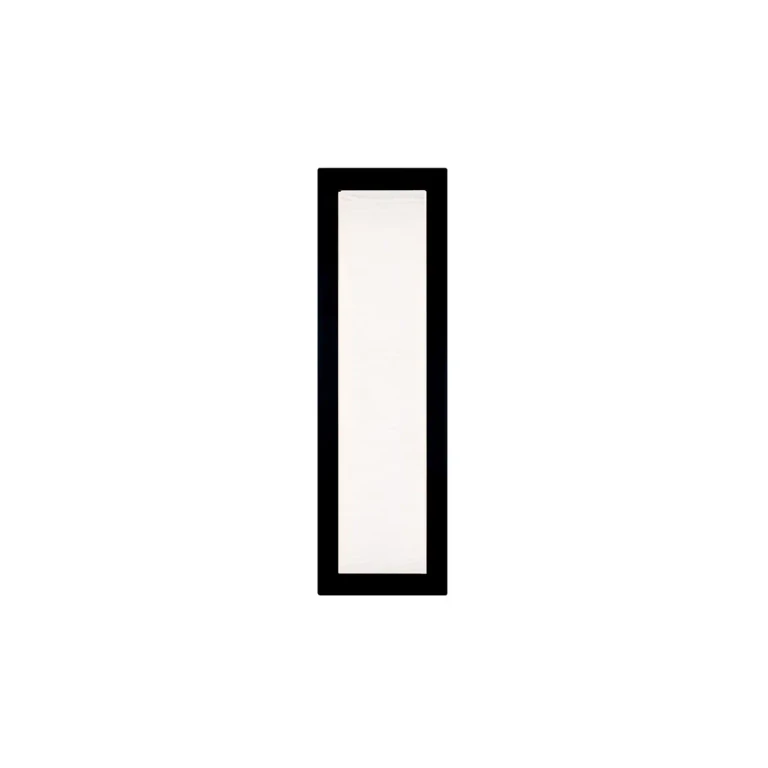 Black LED Outdoor Wall Sconce from the Wavelet Collection