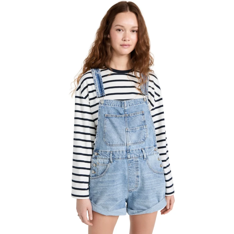 Free People Ziggy Shortalls Follow Your Heart S
