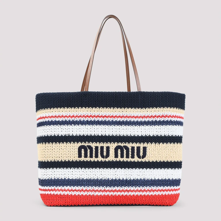 Miu Miu Bag Multicolour Cotton Polyester Calf Leather - Women