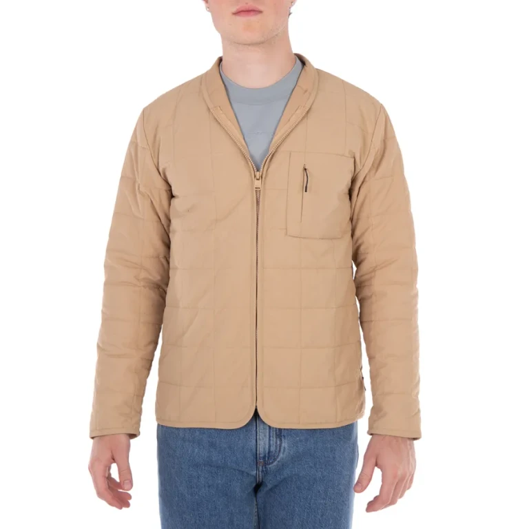 Rains Mens Beige Giron Liner Jacket