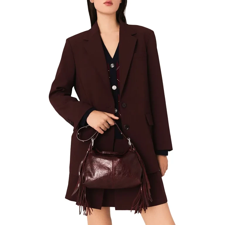 Maje Vordeauli Belted Jacket