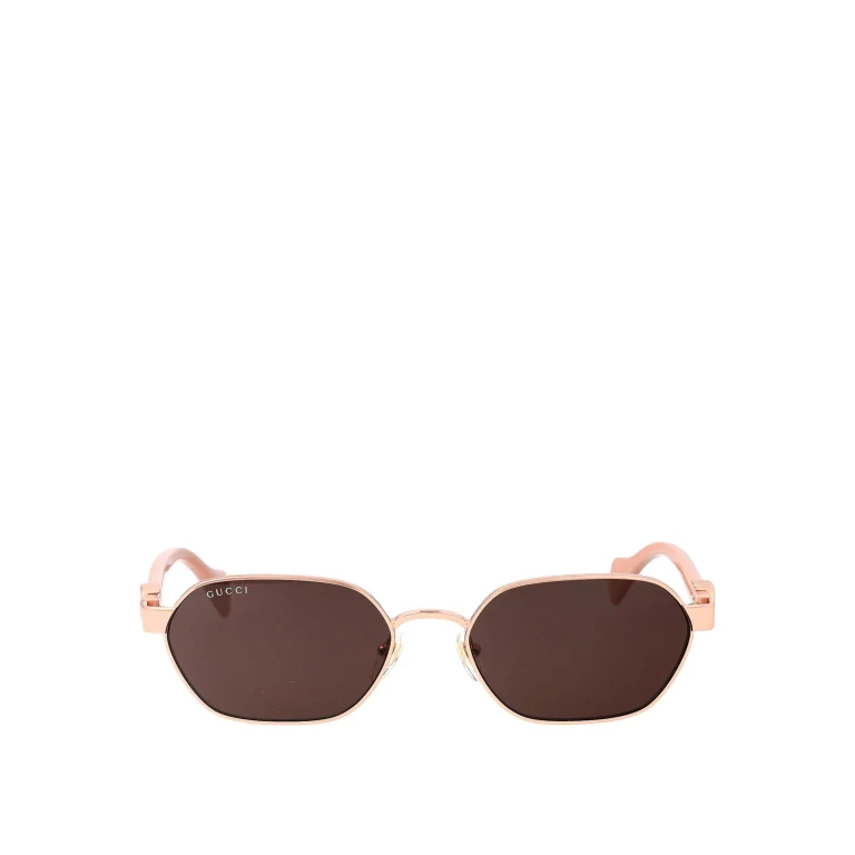 Ladies Black Oval Sunglasses GG1593S 003