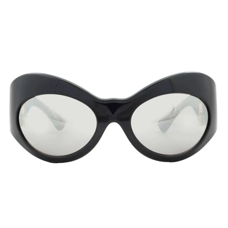 Versace Light Grey Irregular Ladies Sunglasses VE4462 GB1/6G 58