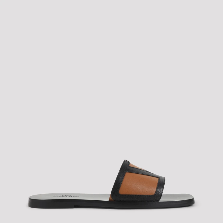 Valentino Garavani Viva Superstar slides Brown Sandal - Men