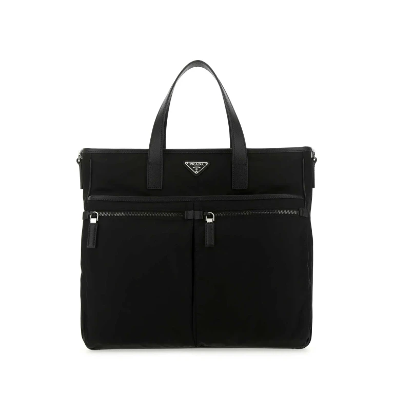 Prada Black Nylon Handbag