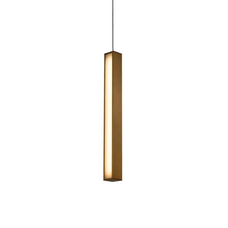 Modern Forms Chaos Pendant Light in Aged Brass