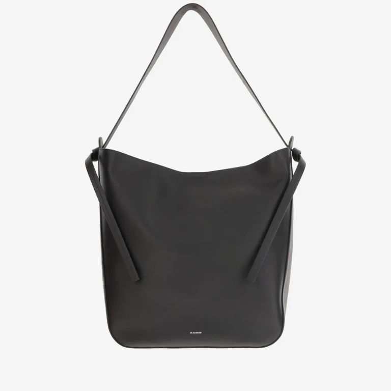 Jil Sander Leather Bag With Logo