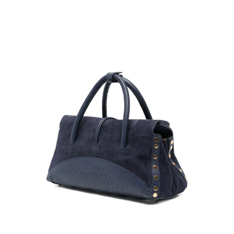 Zanellato Bags Blue Calf Suede - Women