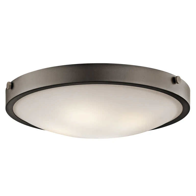 Signature 4-Light Flush Mount in Olde Bronze
