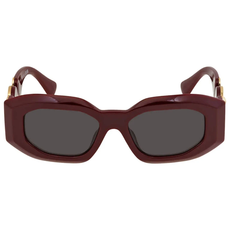 Versace Dark Gray Irregular Mens Sunglasses VE4425U 536587 53