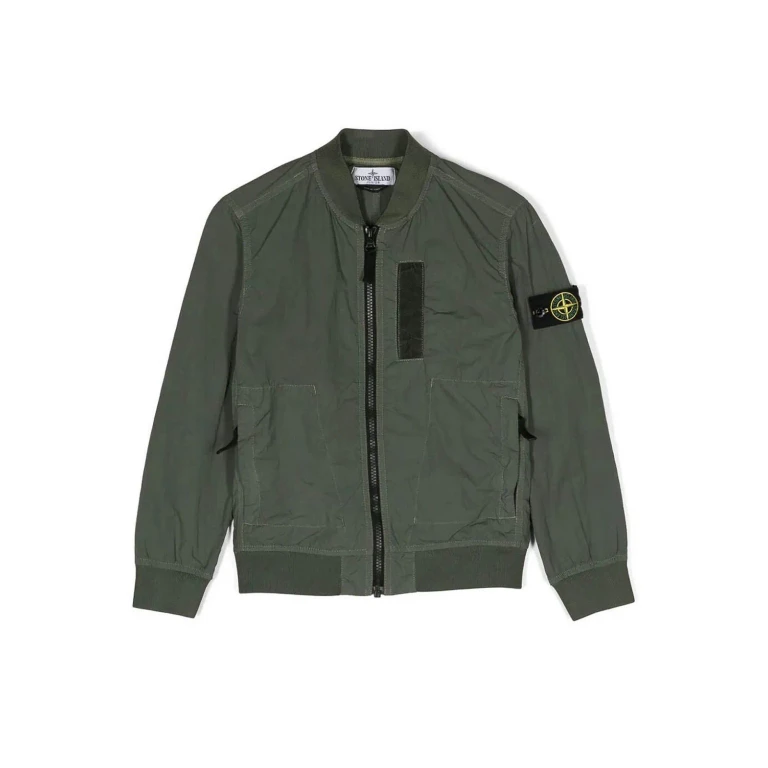 Stone Island Junior Veste Casual - Vert