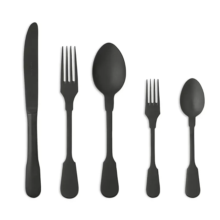 Costa Nova Saga Pvd Black 5 Piece Place Setting