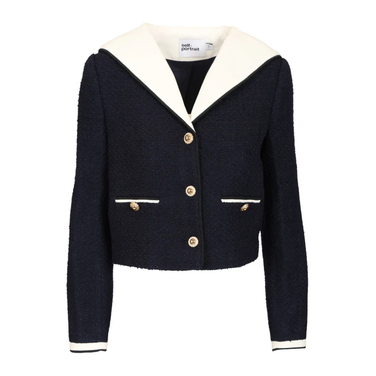 Self Portrait Blazer - Bleu