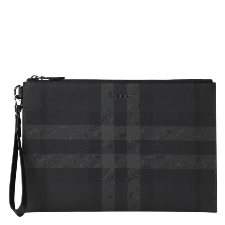 Burberry Edin Check Zip Pouch