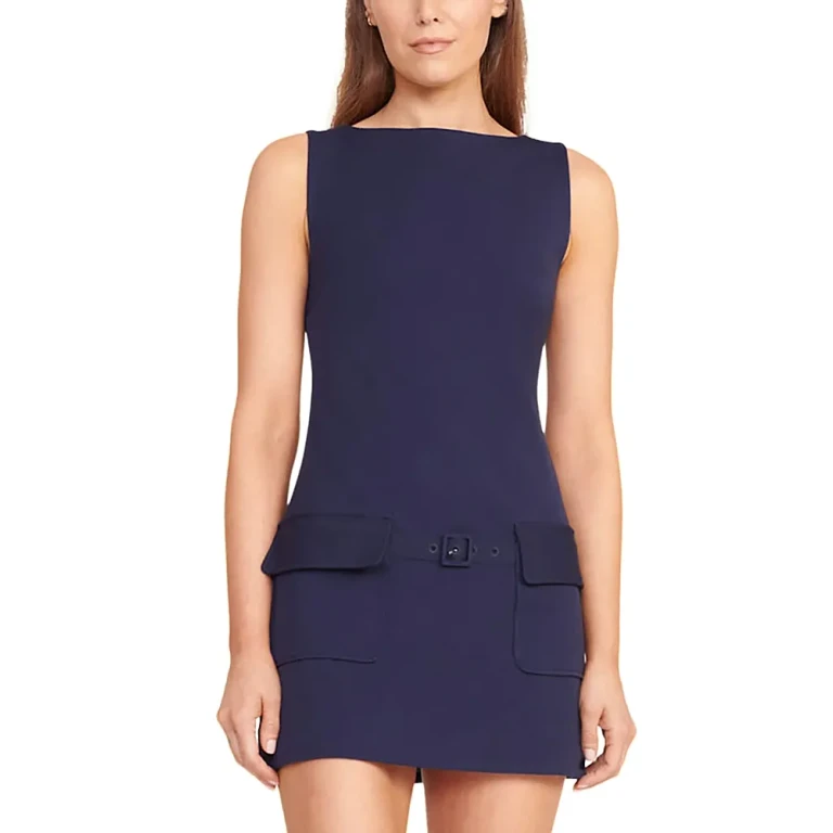 Staud Sheila Sleeveless Mini Dress