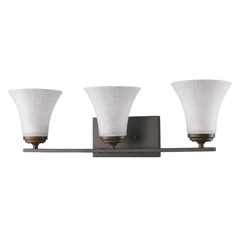 Oil Rubbed Bronze Three Light Vanity from the Union Collection