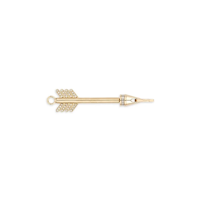 Adina Reyter 14K Yellow Gold Diamond Arrow Pendant