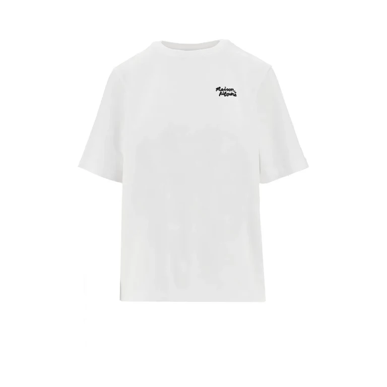 MAISON KITSUNE Maison Kitsuné Handwriting embroidery T-shirt Woman M