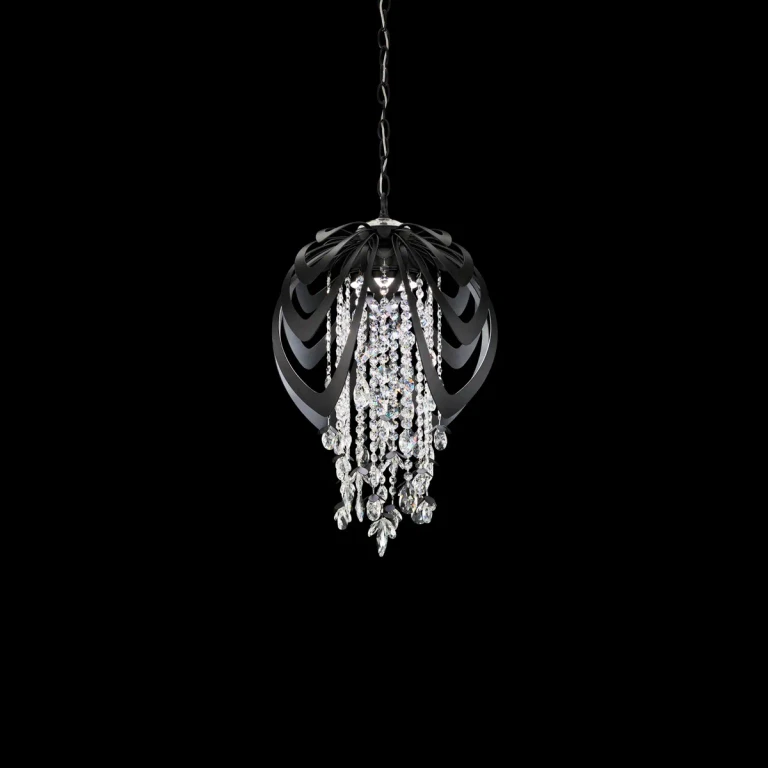 Black LED Pendant from the Starfall Collection