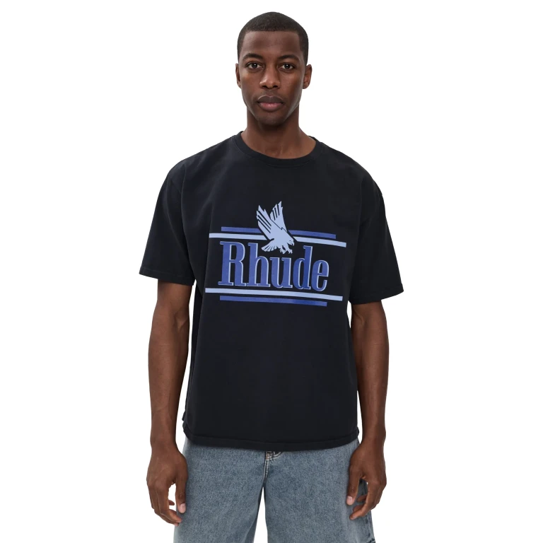 Rhude Rossa Tee Vintage Black/Blue M