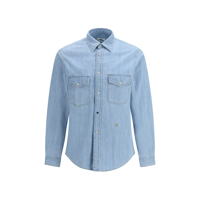 Long-Sleeve Cotton Shirt with Pockets and French Collar (JUMC0025001T848A300D)