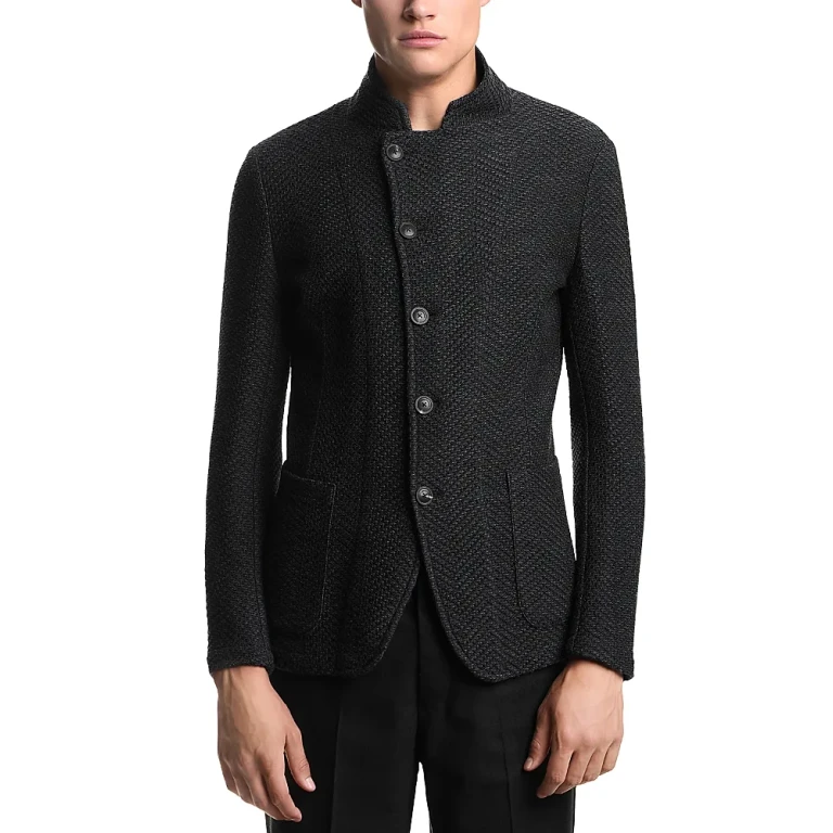 Emporio Armani Regular Fit Textured Jacket