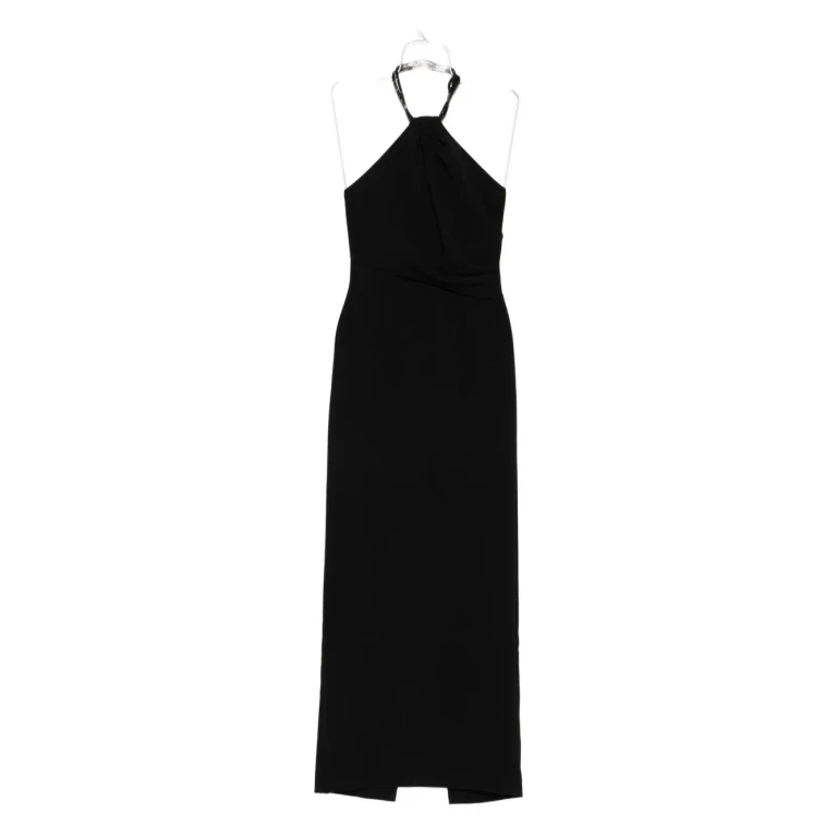 Solace London Maxi Robe - Noir