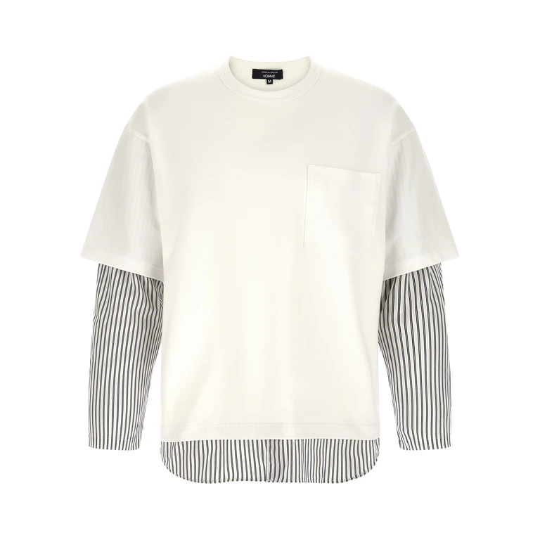 Comme des Garçons White Cotton T-Shirt - Men