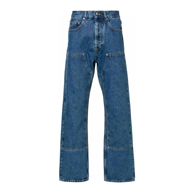 Palm Angels Jean Droit - 蓝色