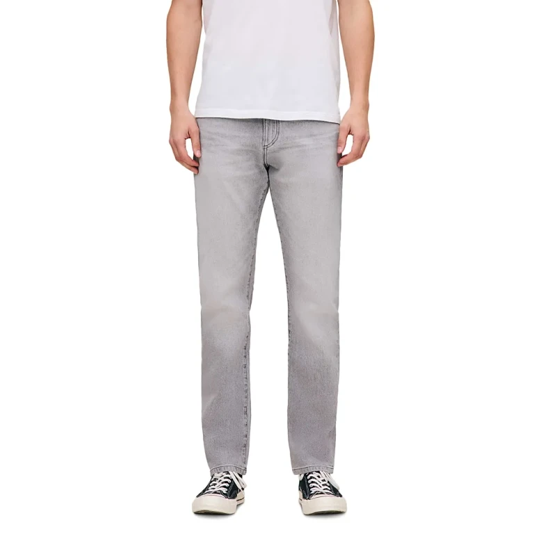 DL1961 Russell Slim Straight Fit Jeans in Light Smoke Gray