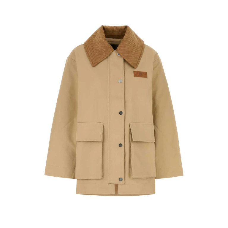 Ganni Beige Jersey Jacket