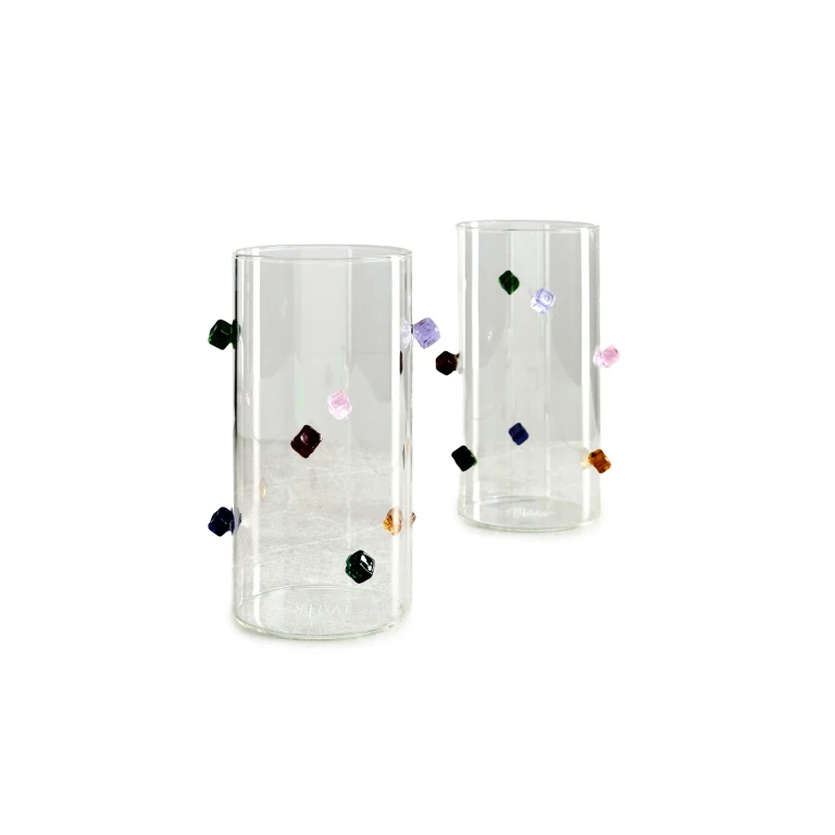FAZEEK Jewel Highballs Set of 2 Multi One Size
