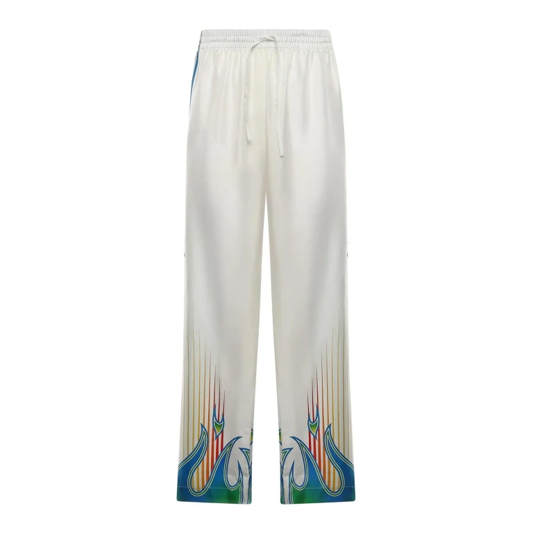 Casablanca Pantalons Décontractés - Blanc