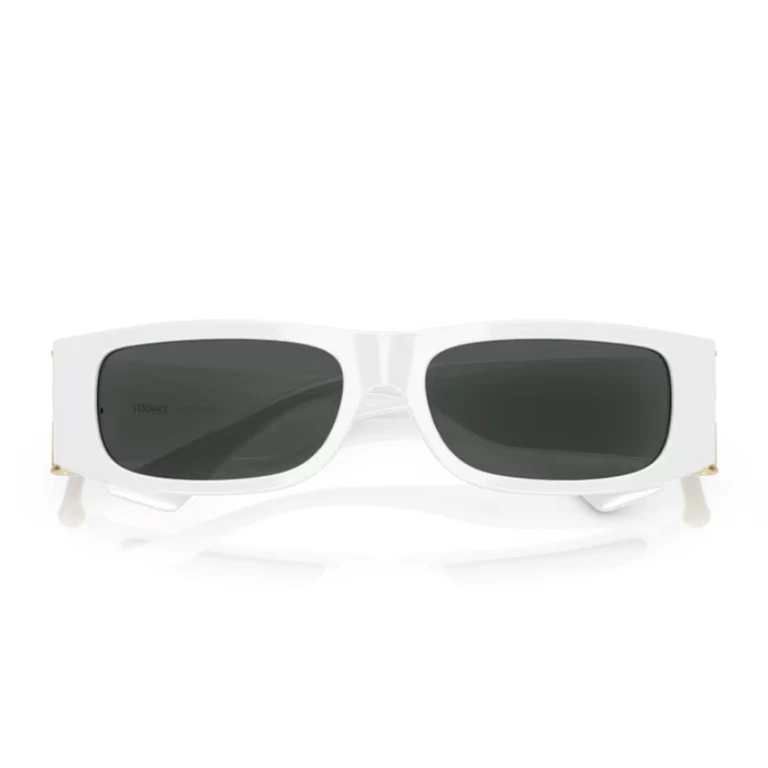 Versace 0VE4476U Medusa Glam 545987 Bianco Acetate Occhiali Da Sole - Men