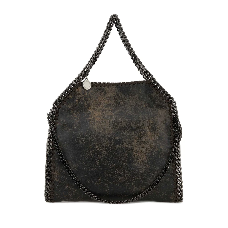 Stella McCartney Dark Brown Alter Suede Mini Falabella Handbag 2801 Borse A Mano - Women