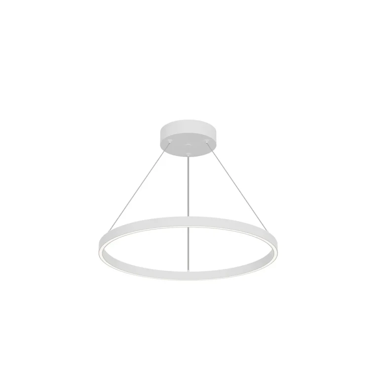 White LED Pendant from the Cerchio Collection