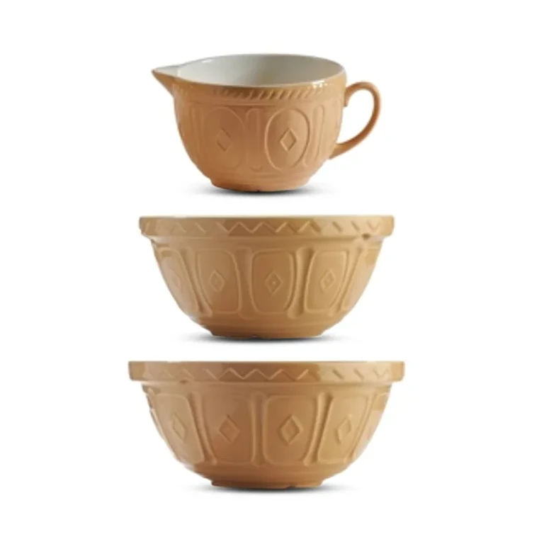 Mason Cash Mixing Bowls and Batter Bowl, Set of 3