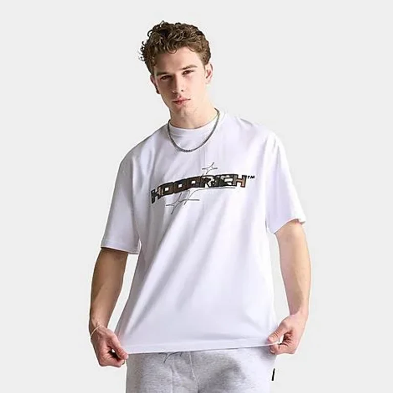 Hoodrich Men's Ryder T-Shirt in White/Camo Size: Small