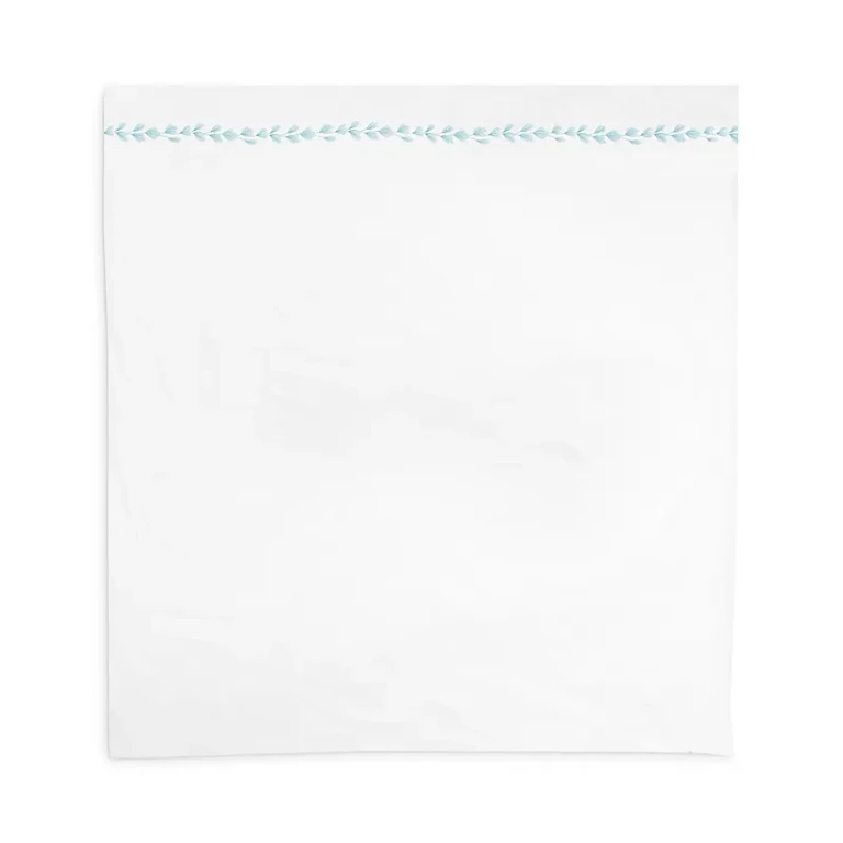 Christian Fischbacher Foglia Embroidered Sateen Flat Sheet, King