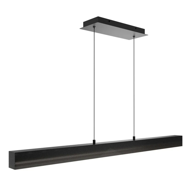 Black LED Pendant from the Grille Collection