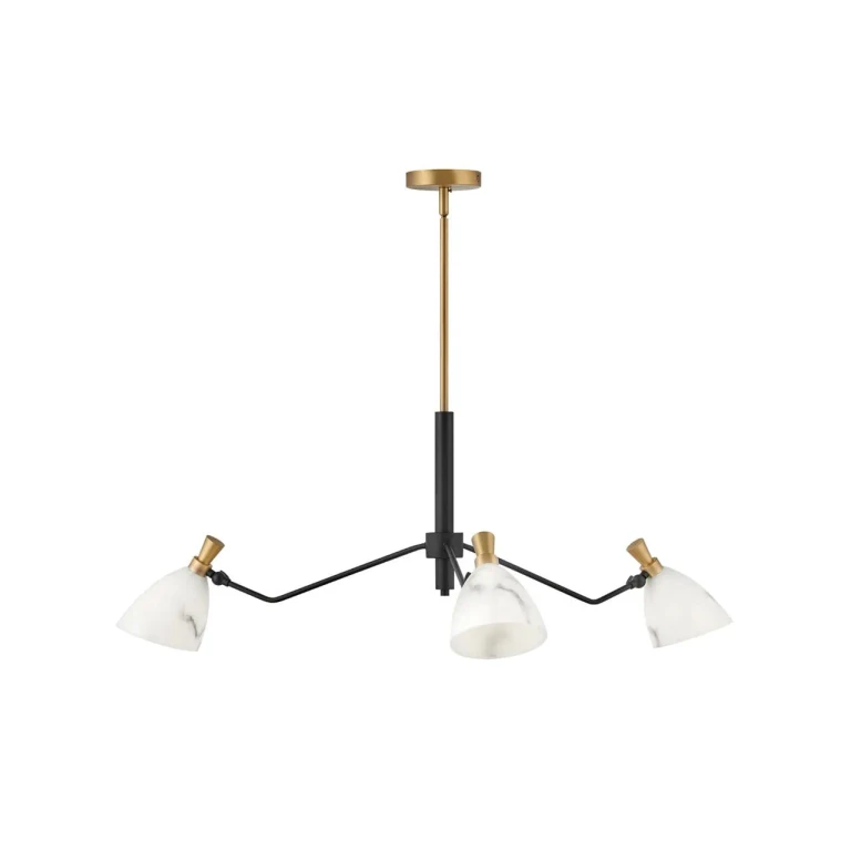 Heritage Brass LED Chandelier from the Sinclair Collection