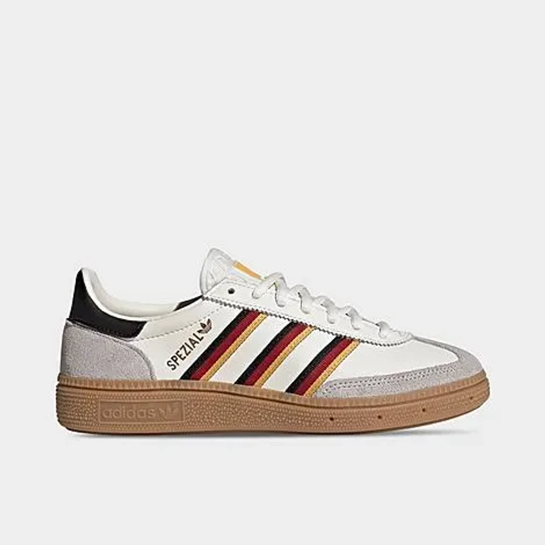 adidas Big Kids Originals Handball Spezial FIFA World Cup 2026 Germany Casual Shoes in Cloud White/Cloud White/Crew Yellow Size: 3.5