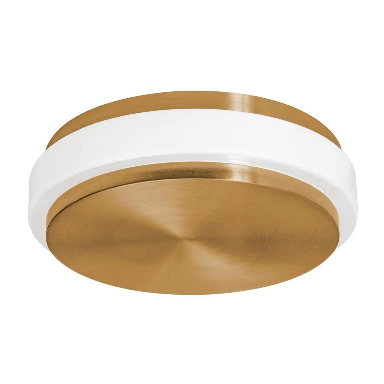 Light Antique Brass LED Flush Mount from the Eris Collection