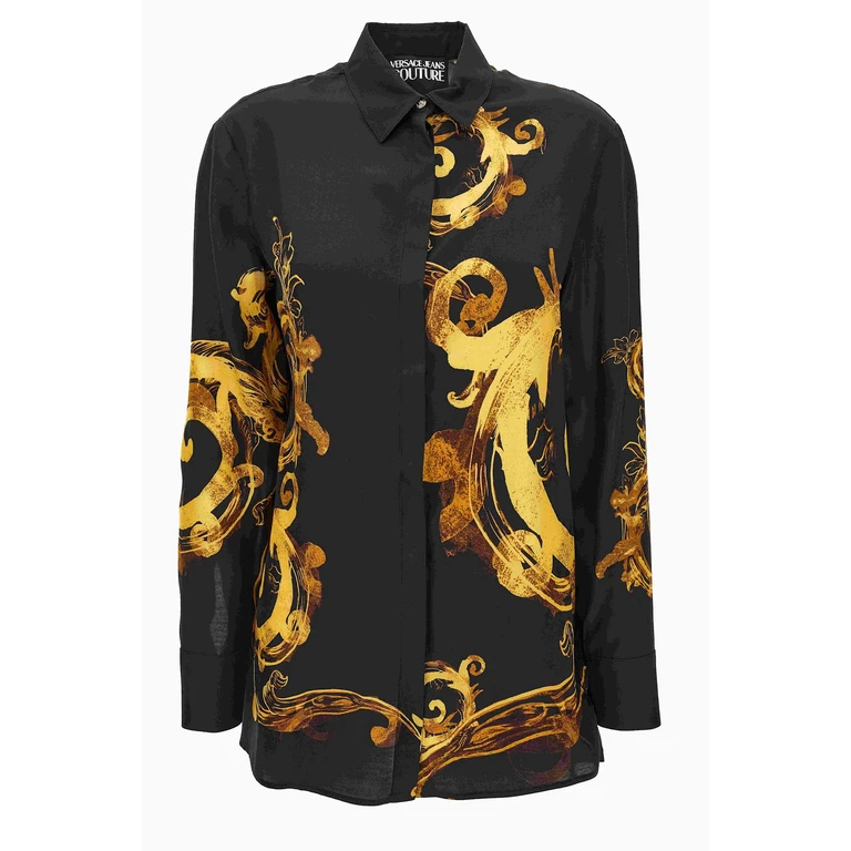 Versace Jeans Couture Black Casual Shirt