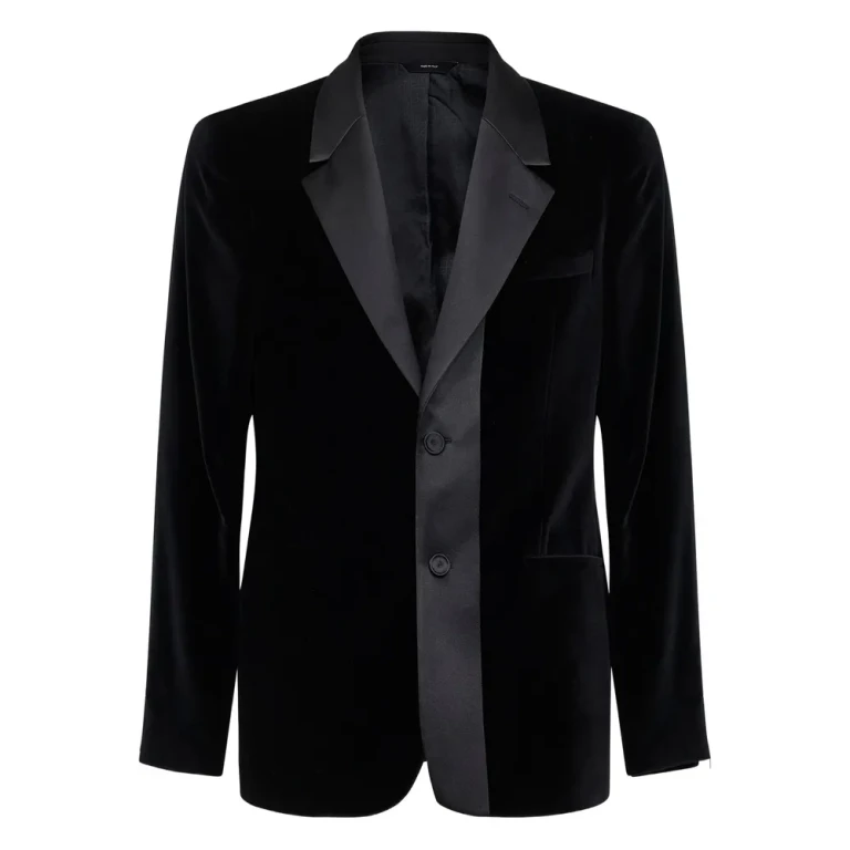 Fendi Single-breasted Satin-collar Cotton Jacket